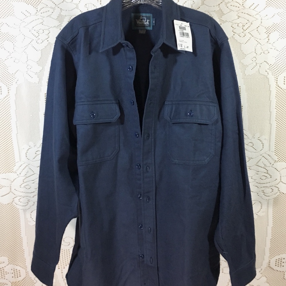 WOOLRICH Men’s NWT Long Sleeve Flannel Shirt ( M )